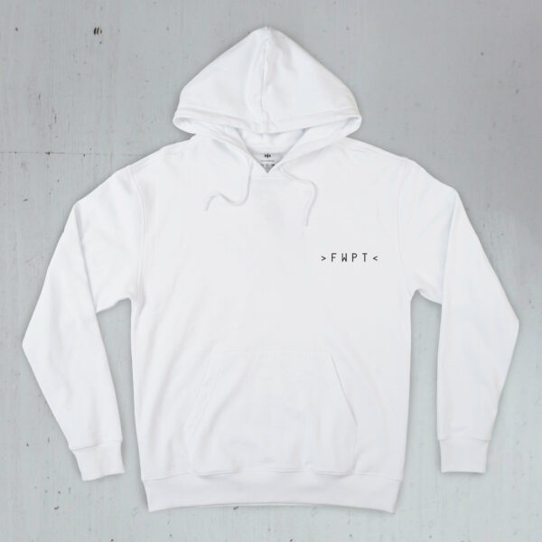 f what people think white hoodie