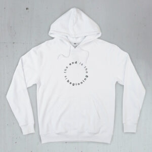 The end is the Beginning White hoodie