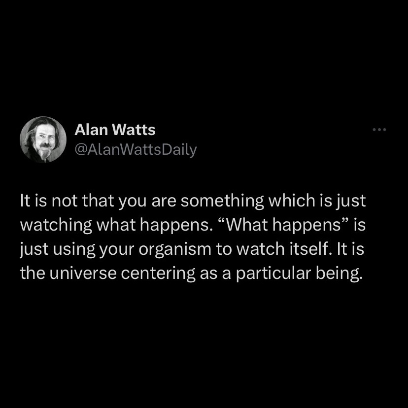 food for thought - alan watts